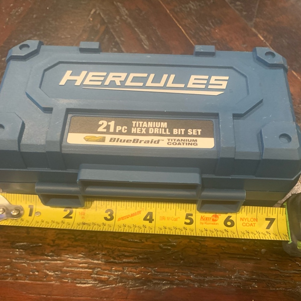 Hercules 21-Piece Titanium Hex Drill Bit Set - Picture 6 of 6
